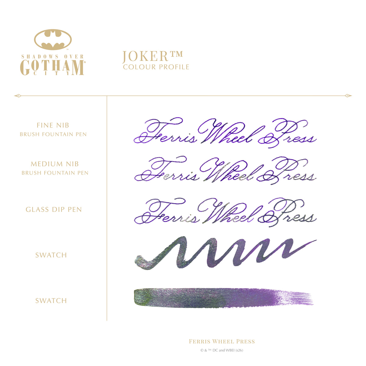 THE JOKER Limited Edition Marquise Pen & Signature Ink Set-17