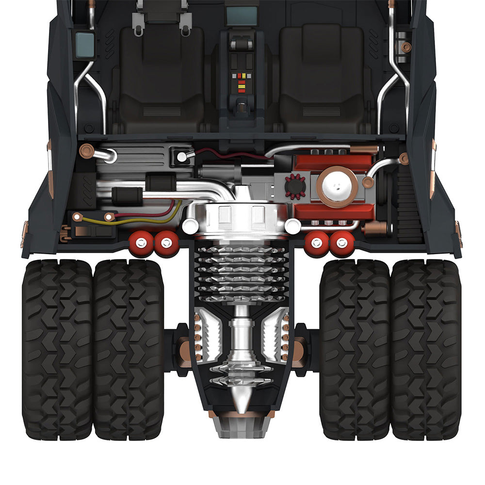 THE DARK KNIGHT TRILOGY Batmobile Tumbler Super Cyborg Collectible Figure