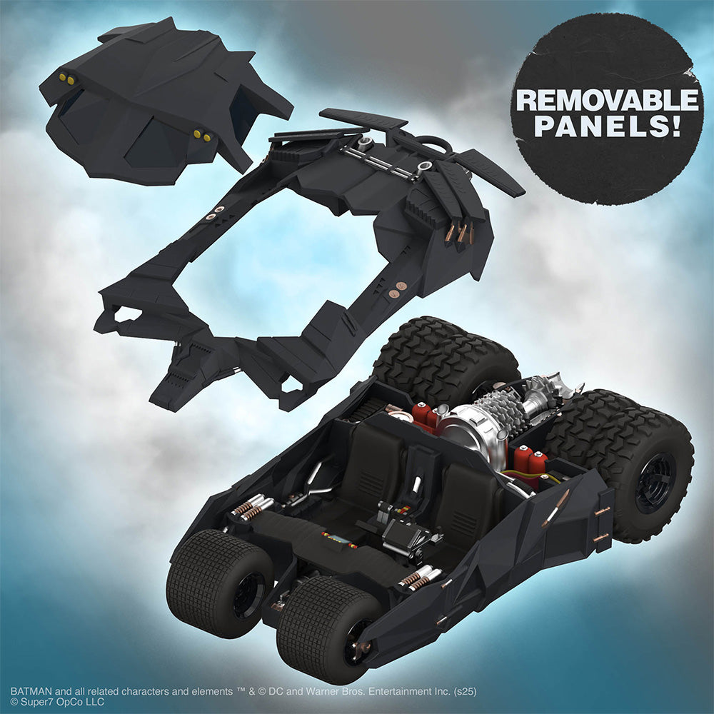 THE DARK KNIGHT TRILOGY Batmobile Tumbler Super Cyborg Collectible