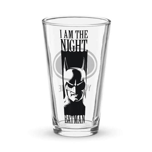 BATMAN (1989) Personalized Pint Glass I am the Night