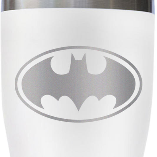 BATMAN Logo Engraved Tumbler