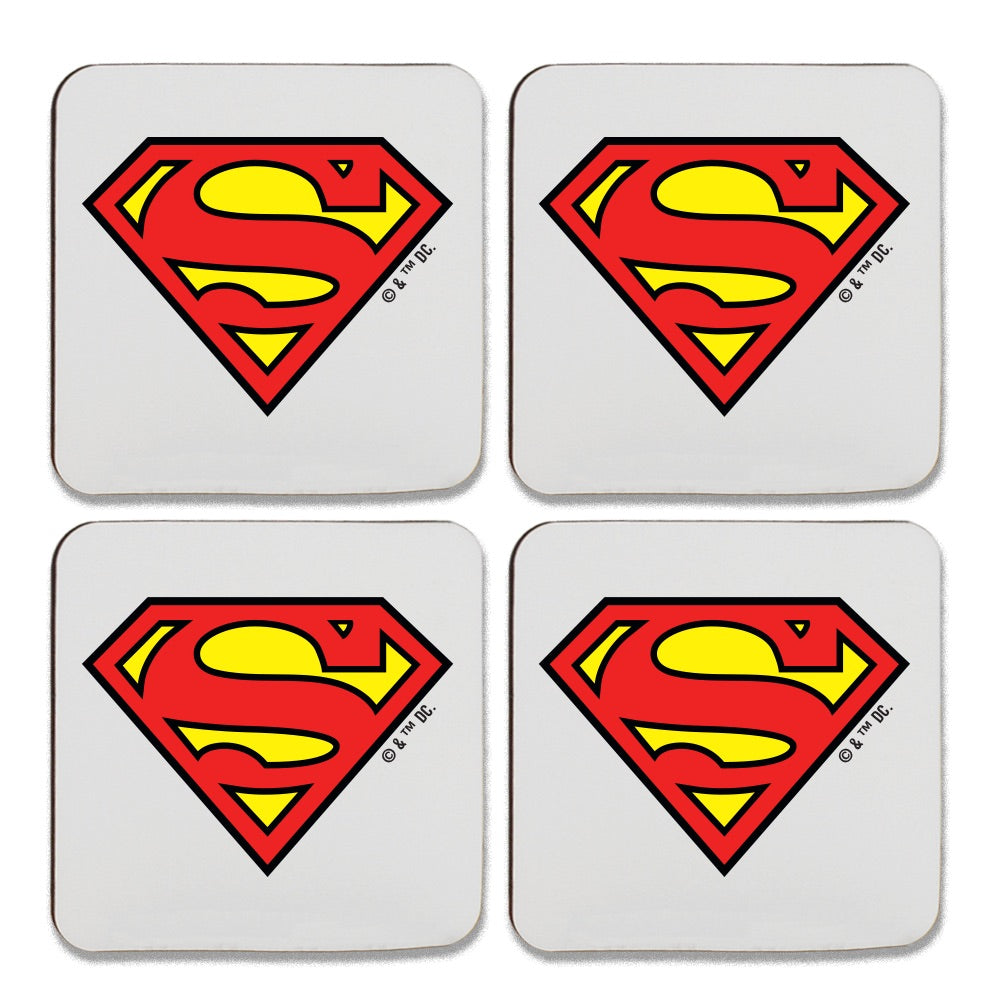 SUPERMAN Logo Coaster Set