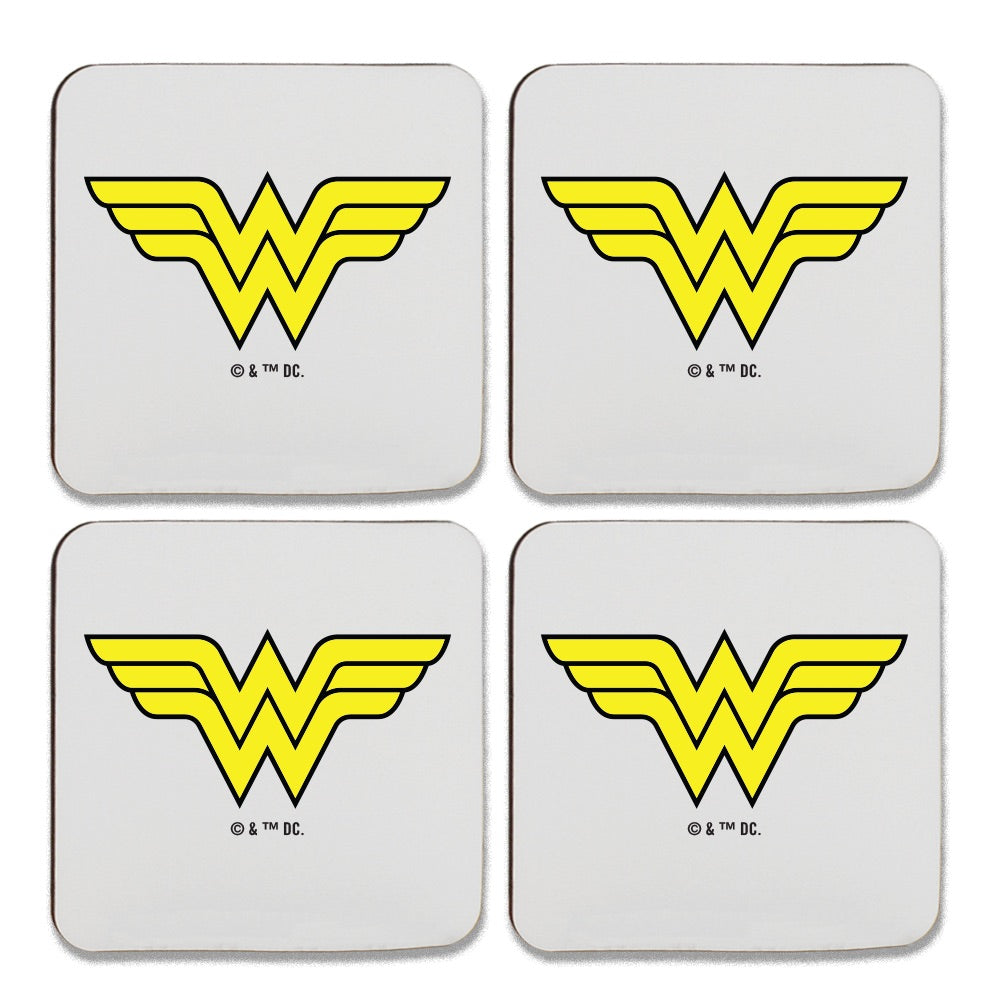 WONDER WOMAN Logo Coaster Set