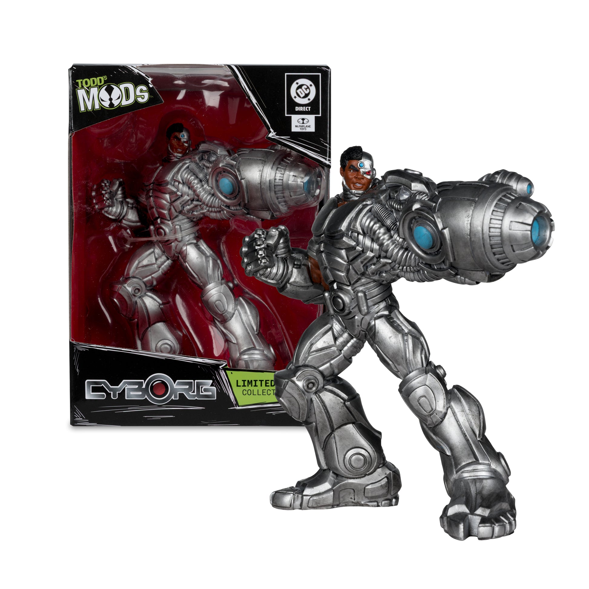 Cyborg (Todd's Mods) Limited Edition Collector Vinyl 4.5" Posed Figure