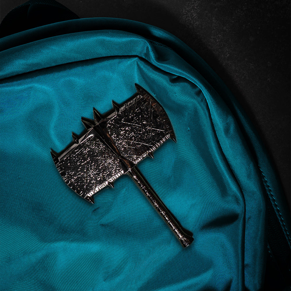 ABSOLUTE BATMAN Battle Axe Lapel Pin Collector’s Box