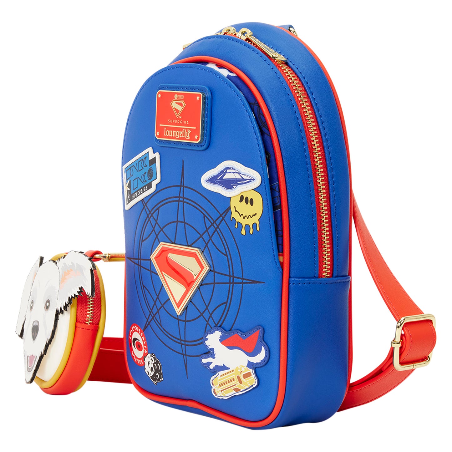 SUPERGIRL (2026 Movie) Loungefly Krypto Sling Crossbody Bag-2
