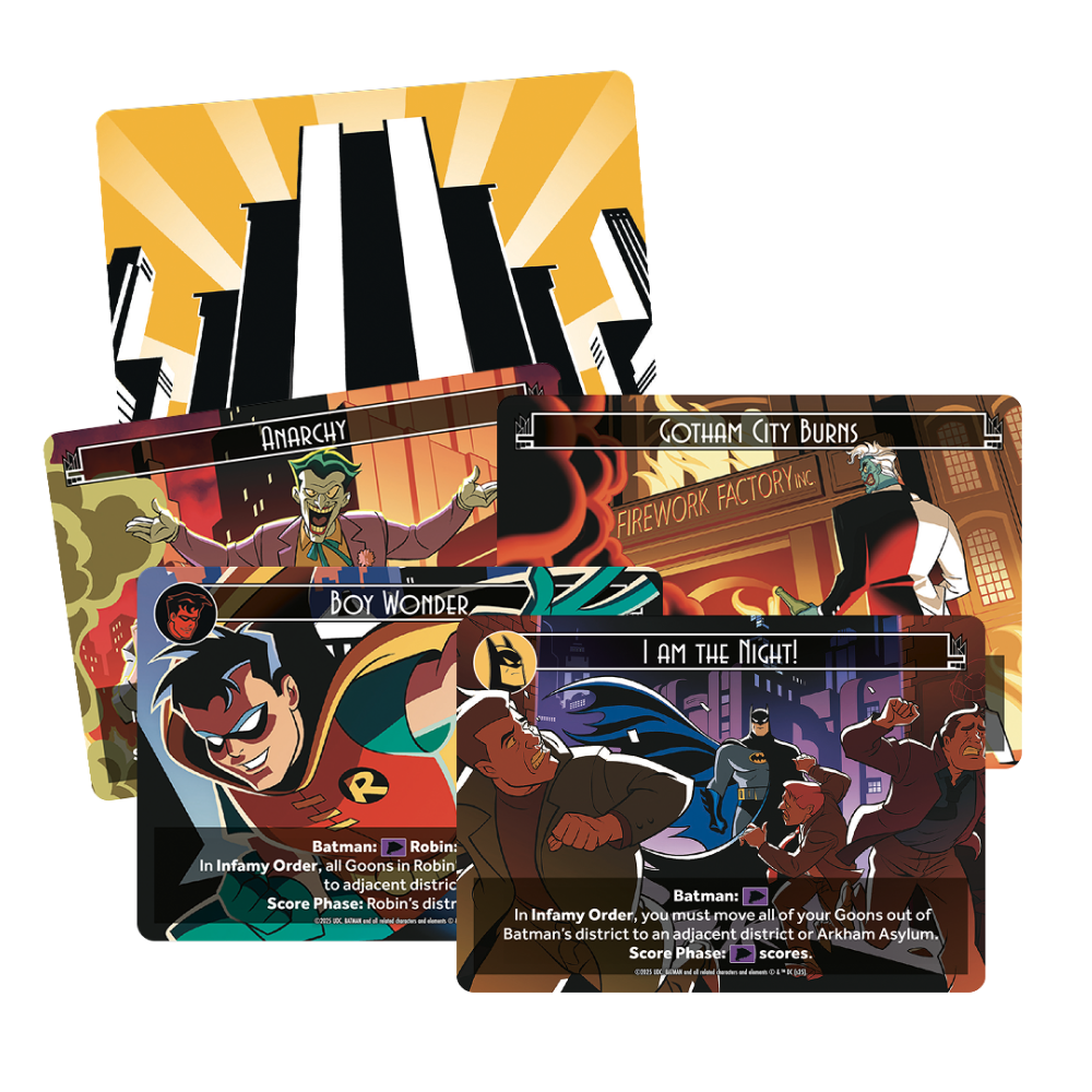 BATMAN: THE ANIMATED SERIES Enemies of Gotham City Board Game
