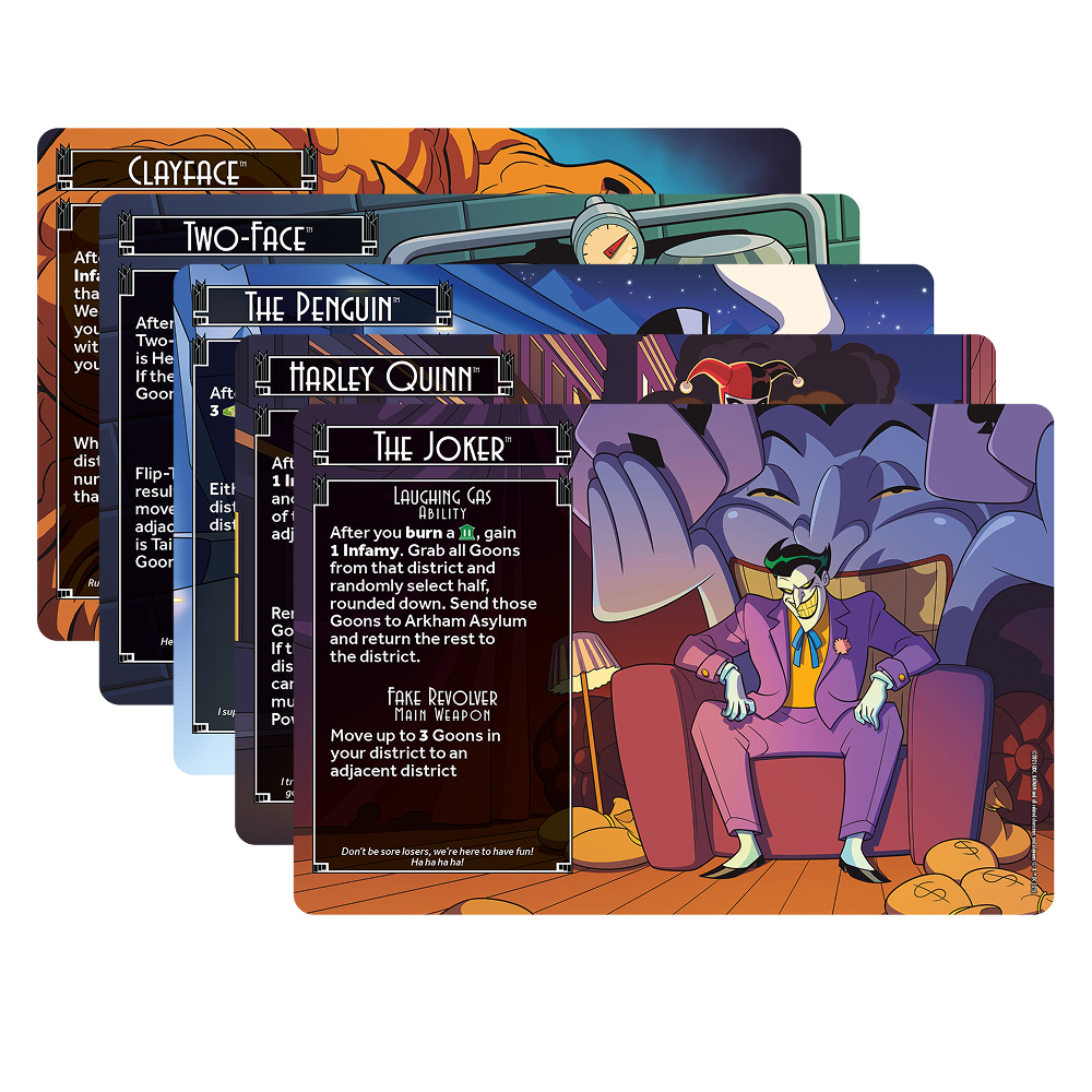 BATMAN: THE ANIMATED SERIES Enemies of Gotham City Board Game