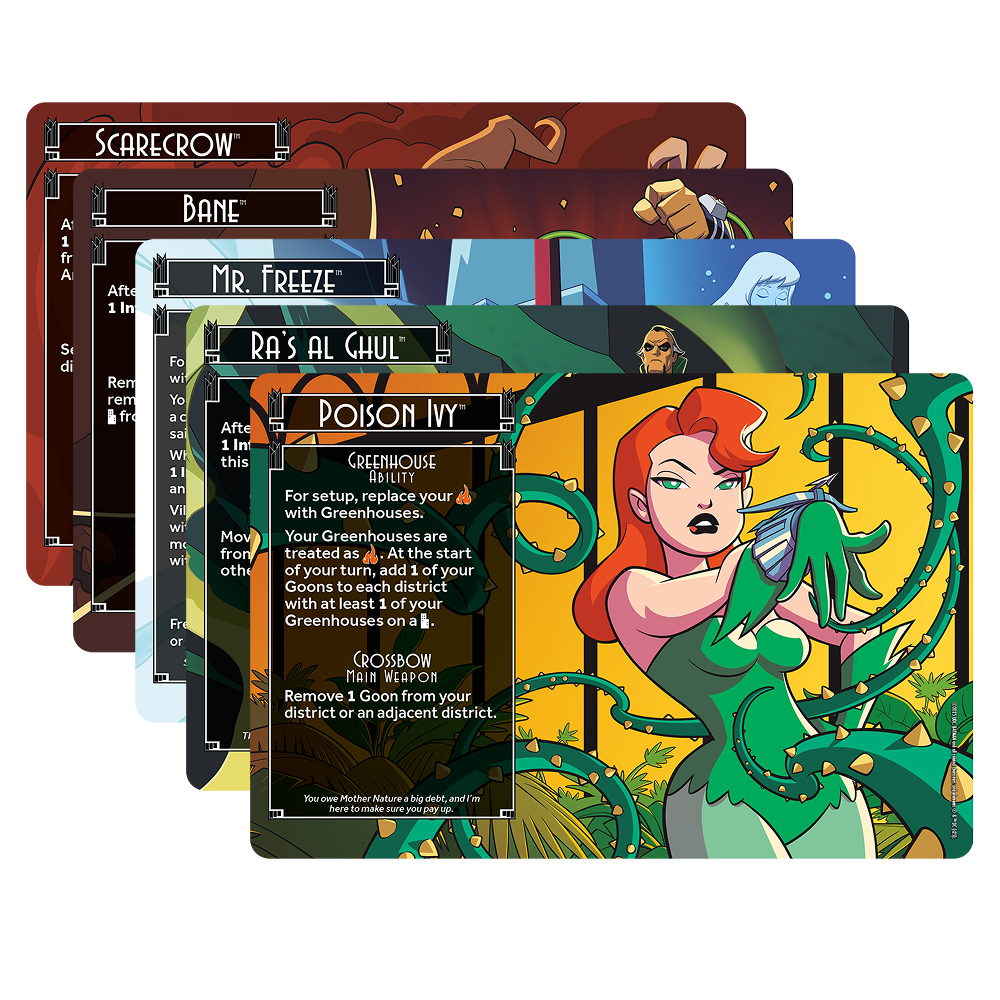 BATMAN: THE ANIMATED SERIES Enemies of Gotham City Board Game