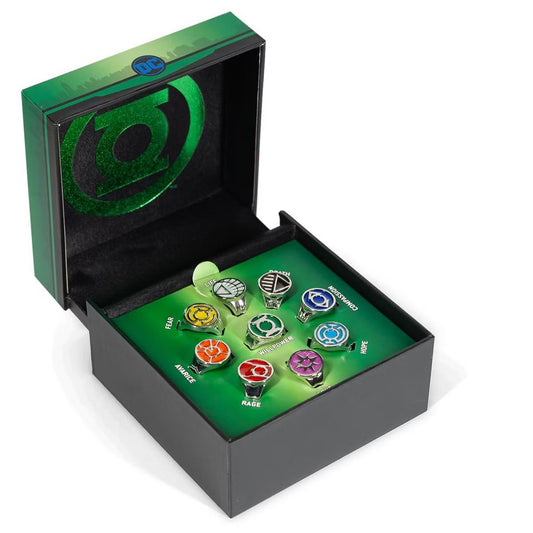 Green Lantern Emotional Spectrum 9-Ring Set
