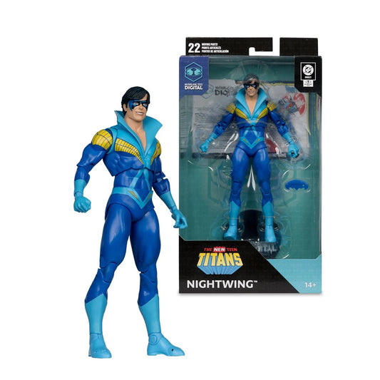 NIGHTWING (Teen Titans) McFarlane Toys DC Direct Action Figure with Digital Collectible