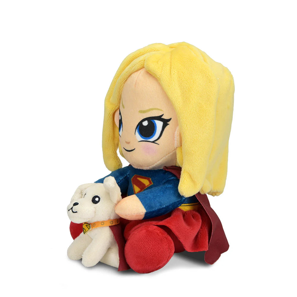 SUPERGIRL x KIDROBOT Supergirl with Krypto Phunny Plush-13