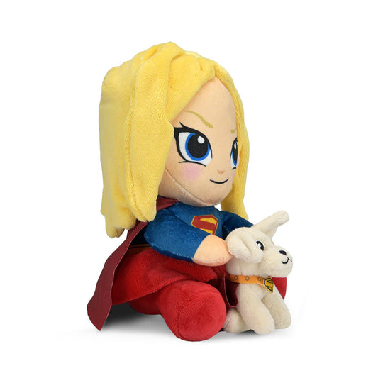 SUPERGIRL x KIDROBOT Supergirl with Krypto Phunny Plush-11