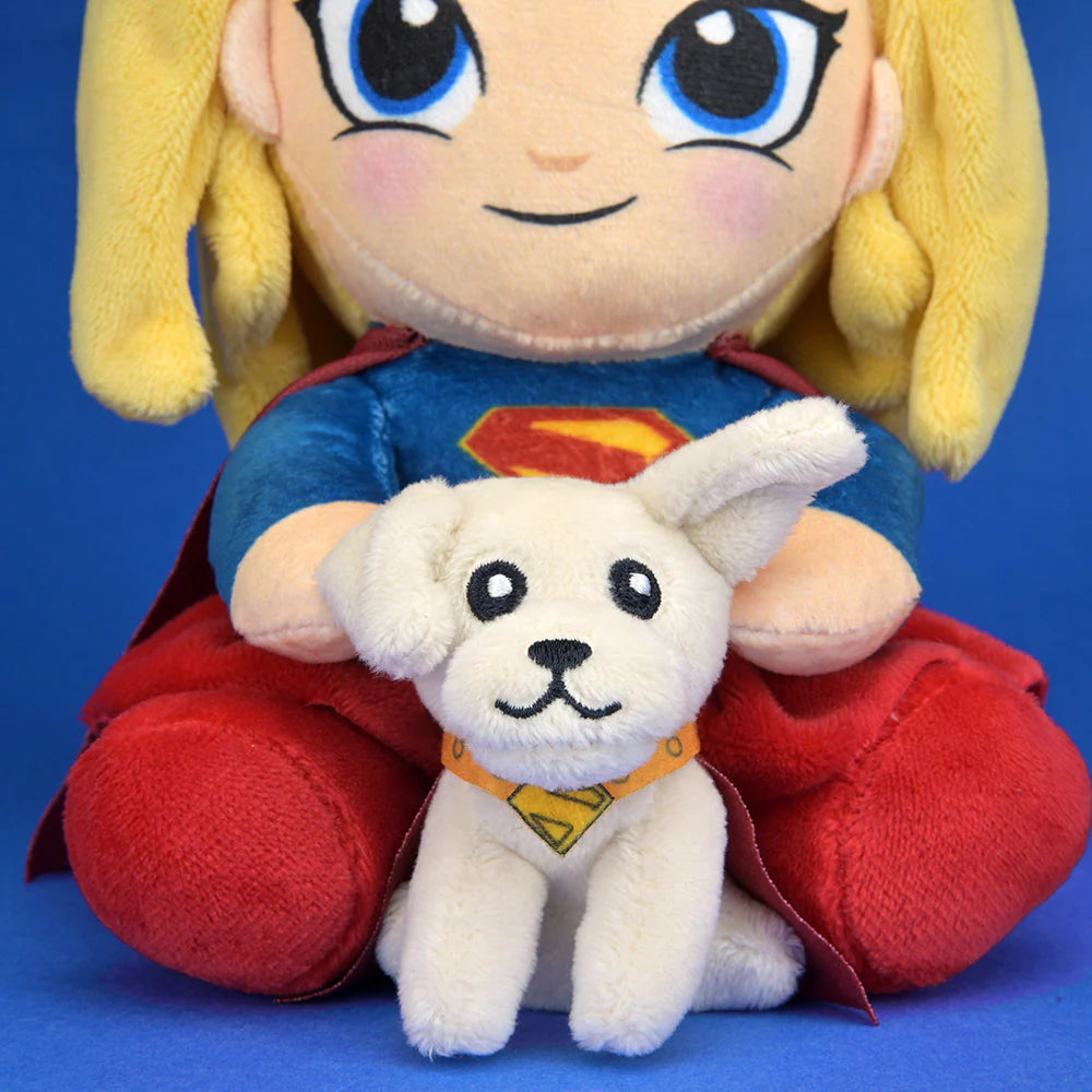 SUPERGIRL x KIDROBOT Supergirl with Krypto Phunny Plush-5