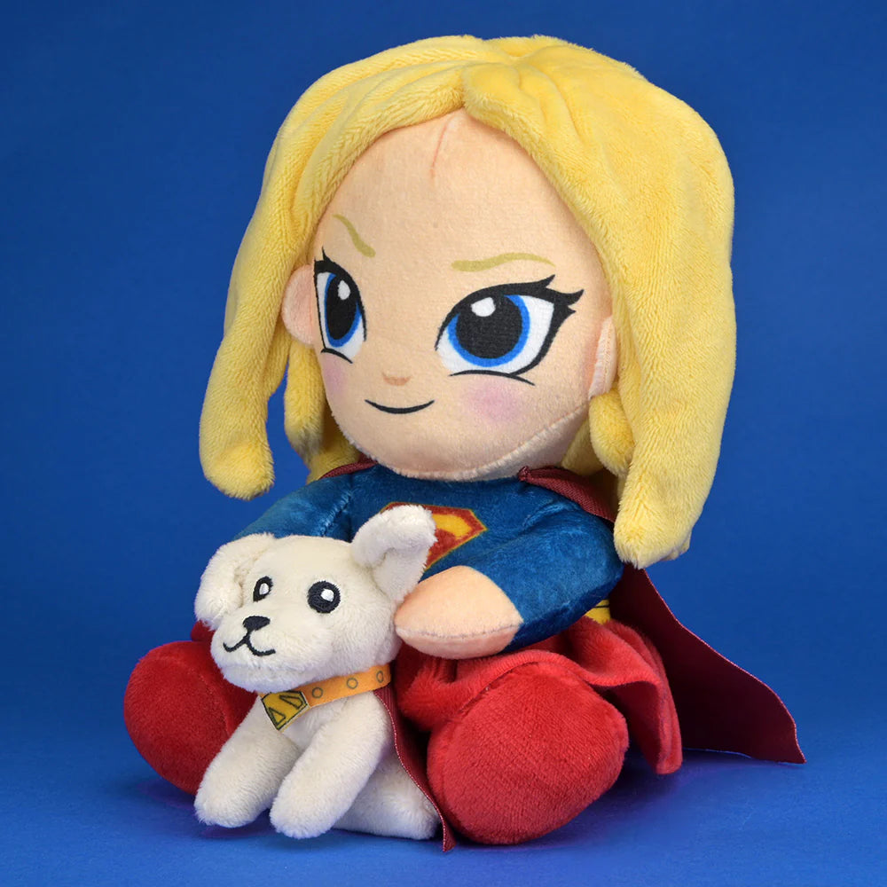 SUPERGIRL x KIDROBOT Supergirl with Krypto Phunny Plush-7