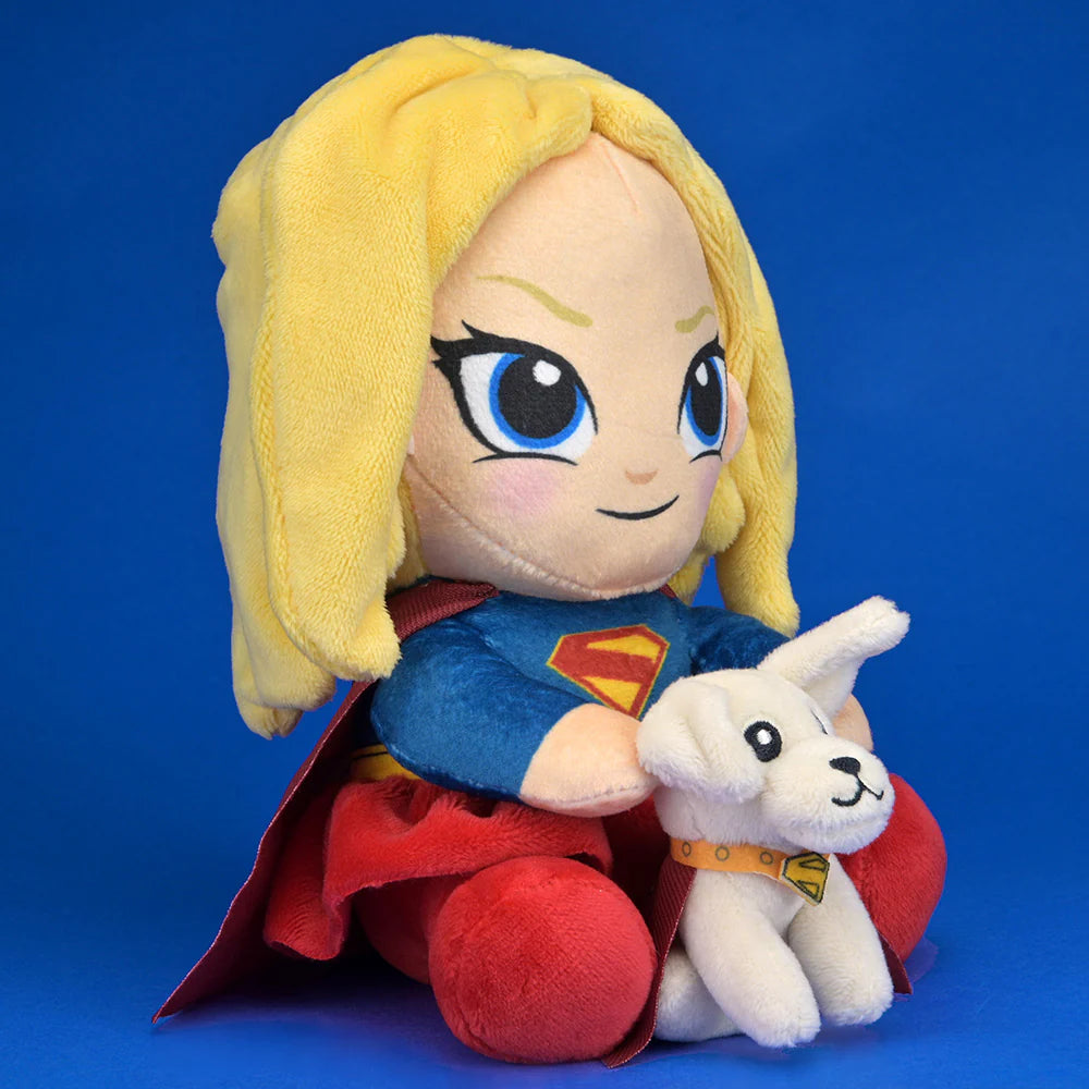 SUPERGIRL x KIDROBOT Supergirl with Krypto Phunny Plush-3