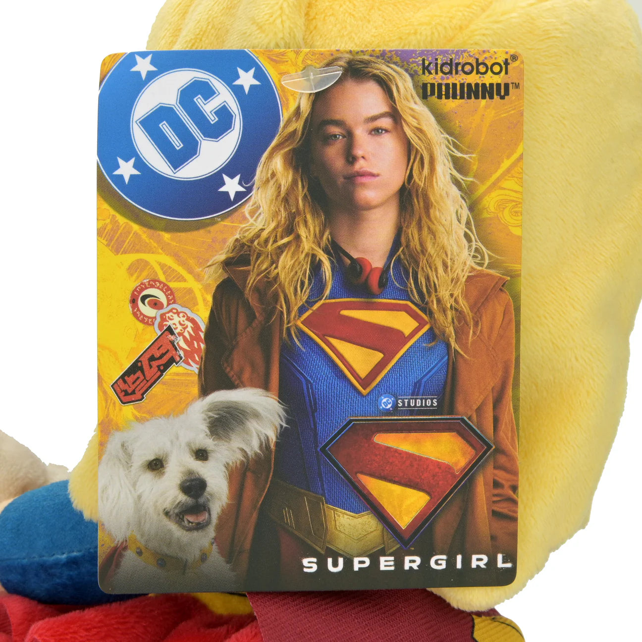 SUPERGIRL x KIDROBOT Supergirl with Krypto Phunny Plush-6