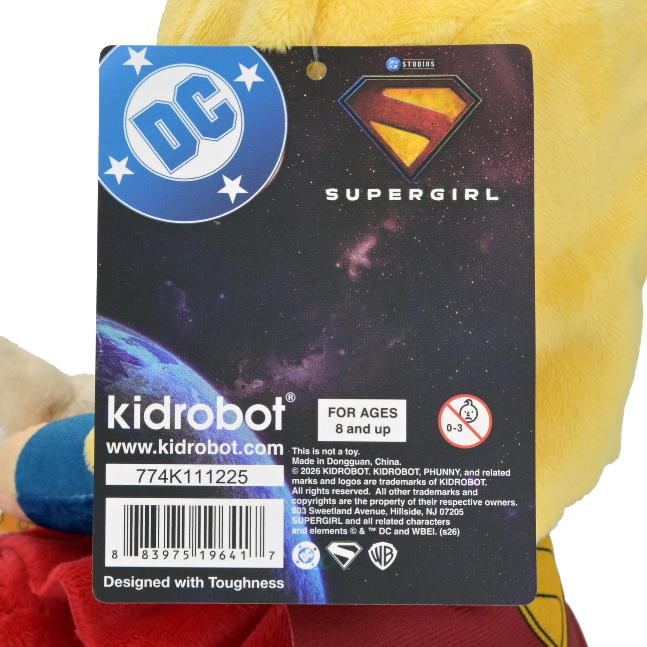 SUPERGIRL x KIDROBOT Supergirl with Krypto Phunny Plush-10
