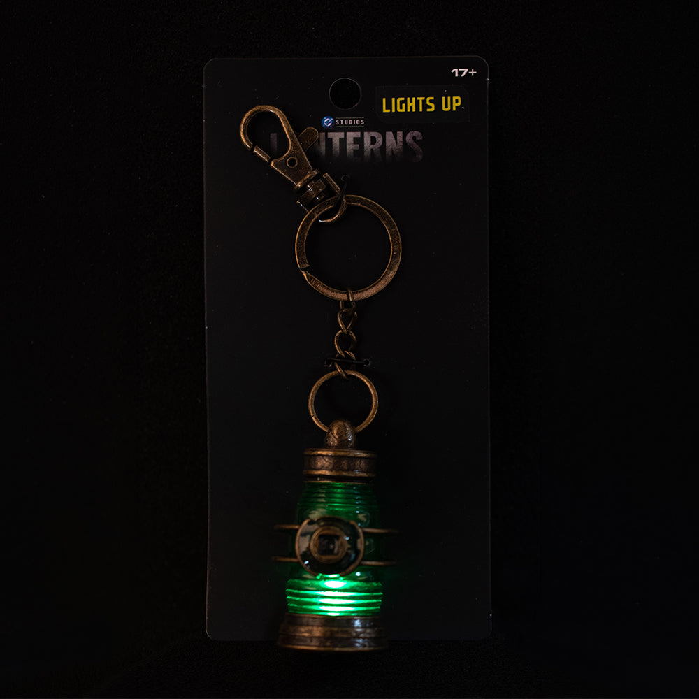 LANTERNS Green Lantern Light Up Power Battery Key Chain-12