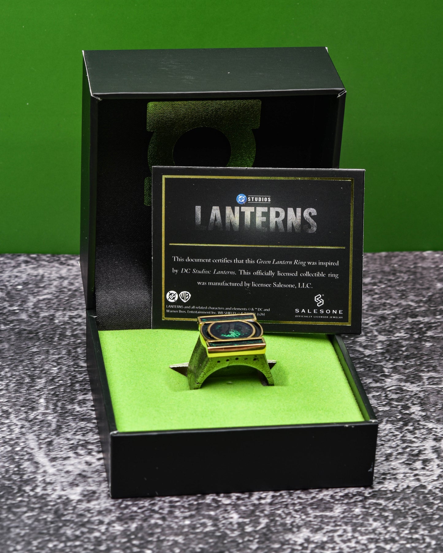 LANTERNS Green Lantern Light Up Power Battery Key Chain