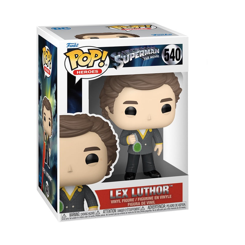 SUPERMAN: THE MOVIE Lex Luthor Funko Pop! Heroes Vinyl Figure with Chance of Chase