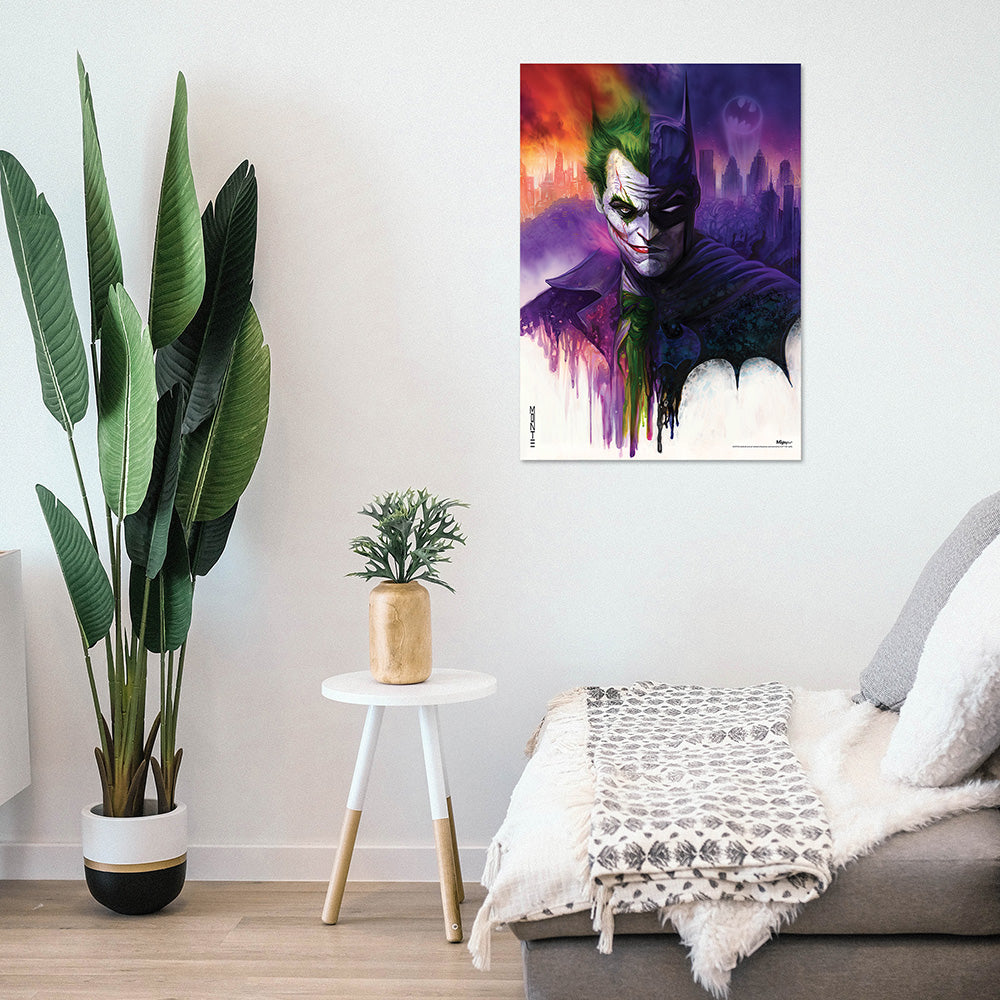 THE JOKER & BATMAN Two of a Kind by Monte Moore MightyPrint™ Wall Art