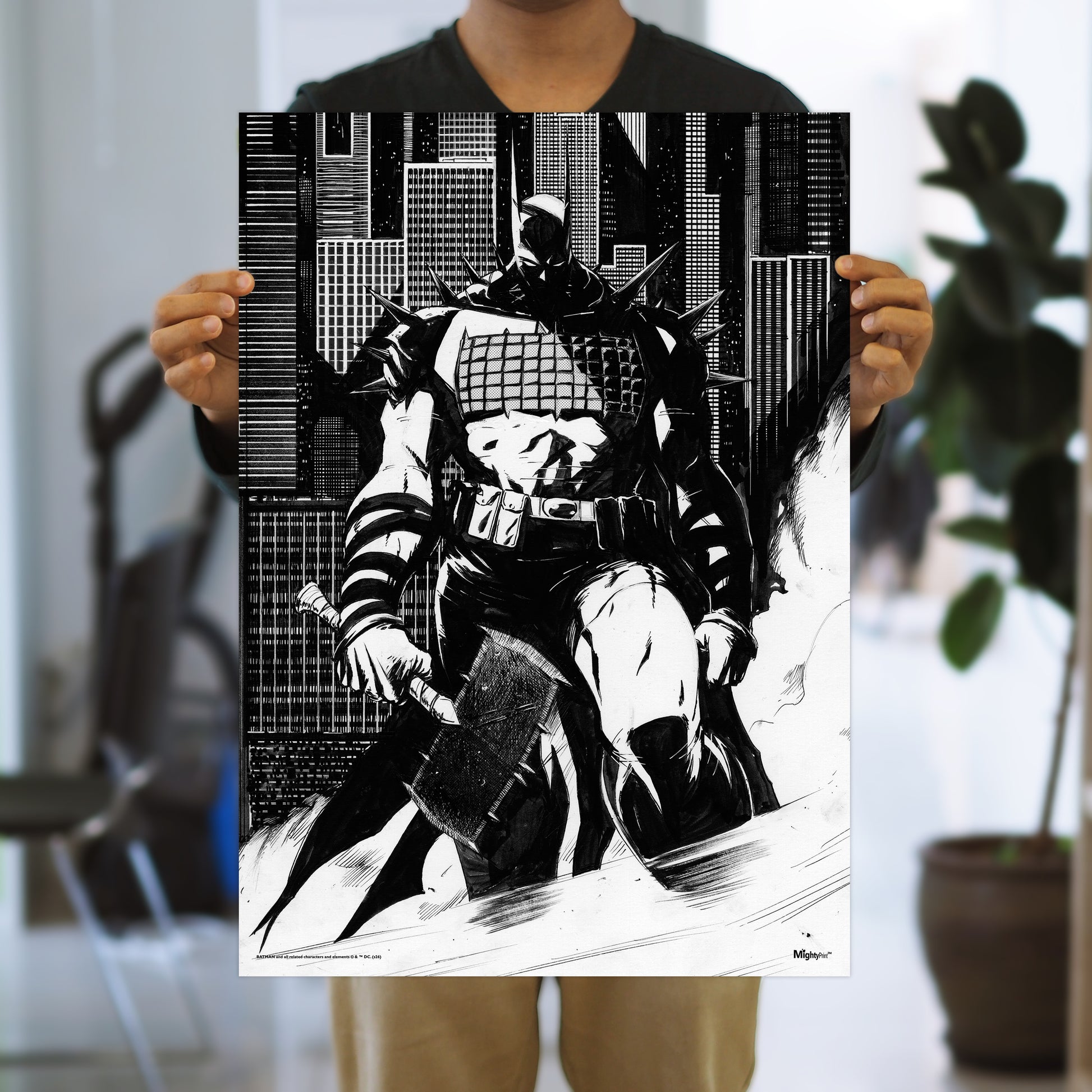ABSOLUTE BATMAN Black & White MightyPrint Wall Art-3