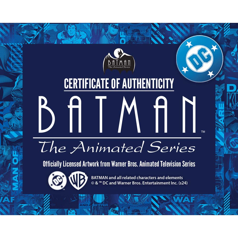 BATMAN: THE ANIMATED SERIES Lightning LED Backlit Framed MightyPrint™ Wall Art