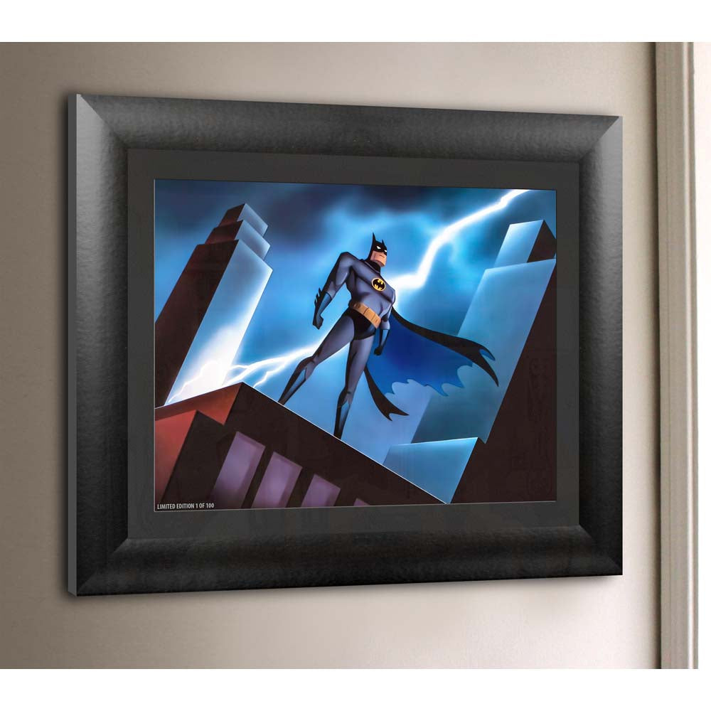 BATMAN: THE ANIMATED SERIES Lightning LED Backlit Framed MightyPrint™ Wall Art