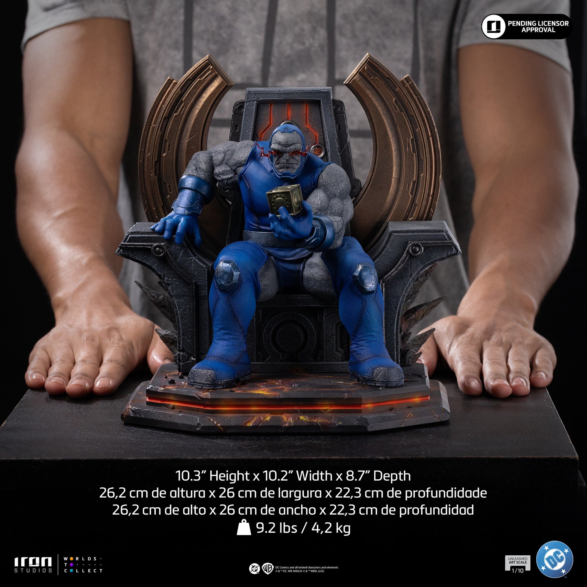 Darkseid Unleashed 1:10 Scale Statue Iron Studios-17