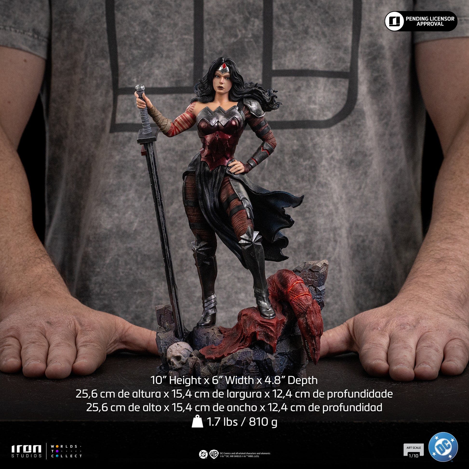 ABSOLUTE WONDER WOMAN 1:10 Art Scale Statue-6