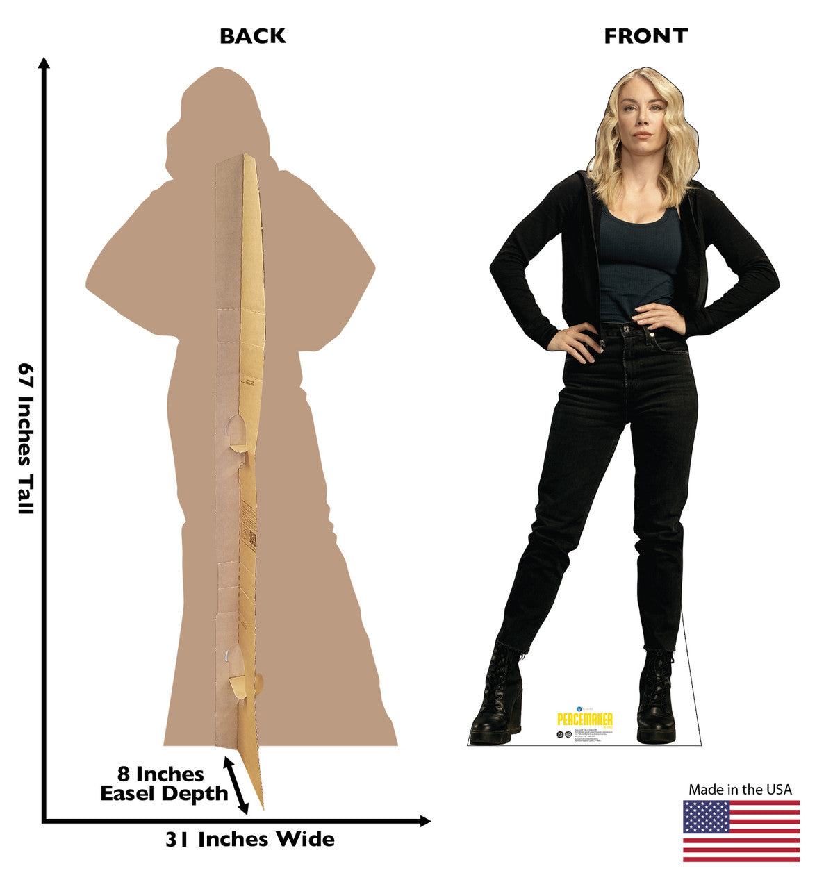 PEACEMAKER Emilia Harcourt Cardboard Cutout Standee