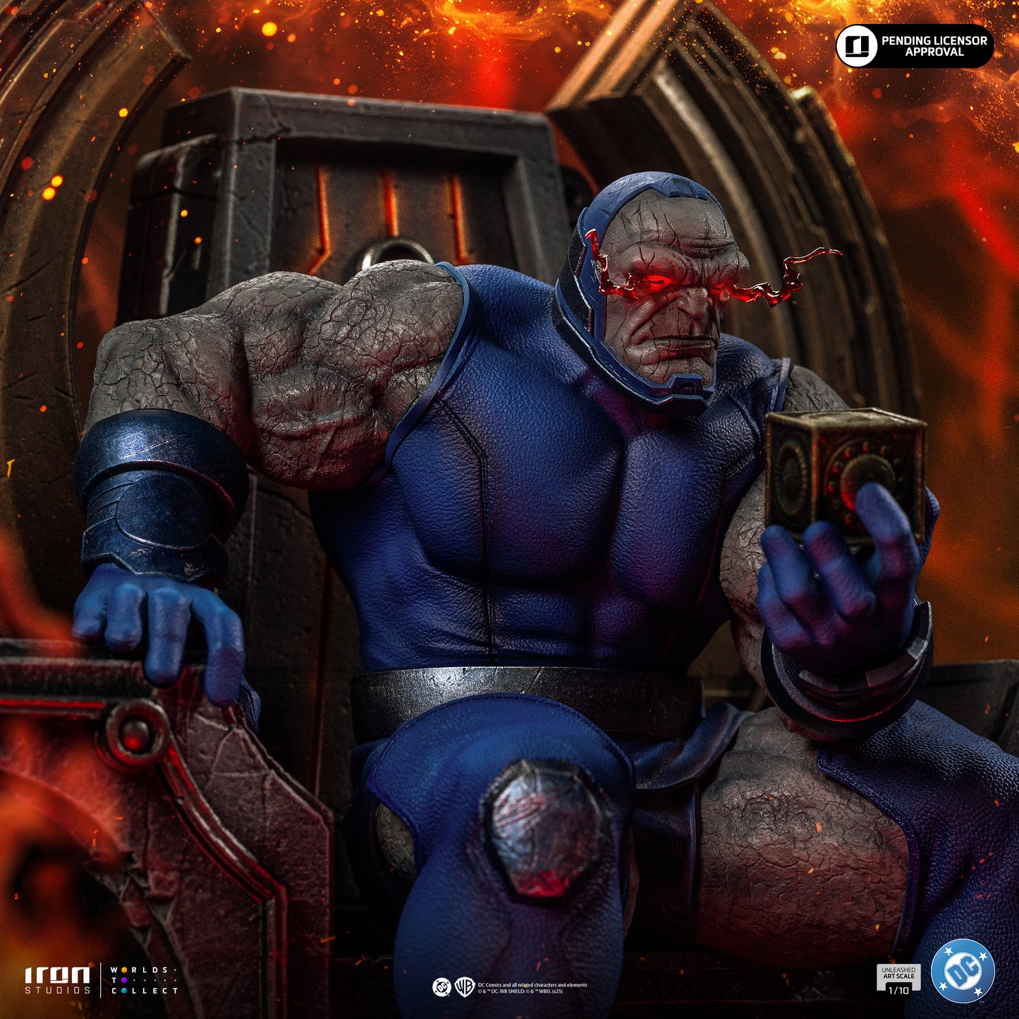 Darkseid Unleashed 1:10 Scale Statue Iron Studios-18