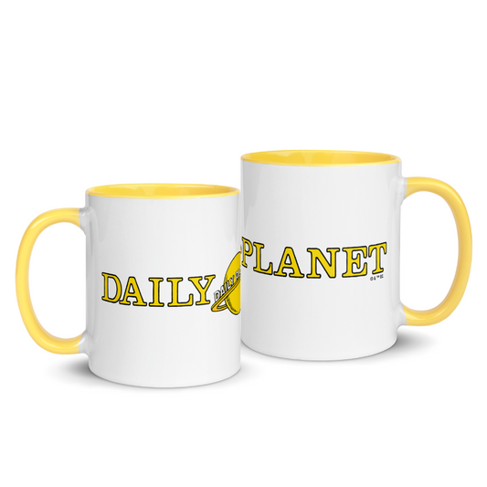 SUPERMAN Daily Planet Logo Two-tone Mug