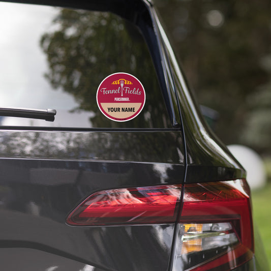 PEACEMAKER Fennel Fields Personalized Sticker