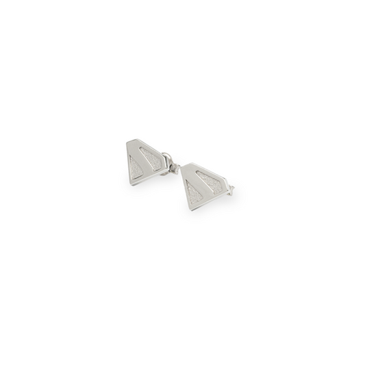 SUPERMAN (2025 Movie) S-Shield Sterling Silver Earrings