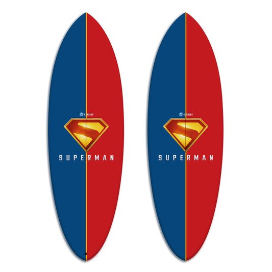 SUPERMAN (2025 Movie) Theatrical S-Shield Surfboard White