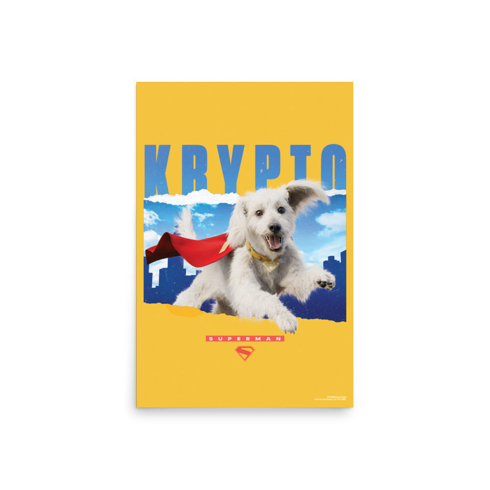 SUPERMAN (2025 Movie) Krypto Premium Poster