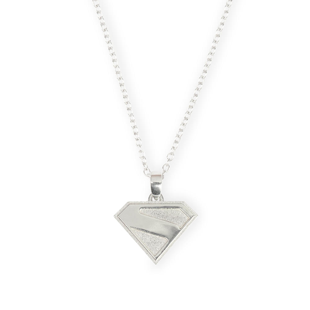 SUPERMAN (2025 Movie) S-Shield Sterling Silver Necklace