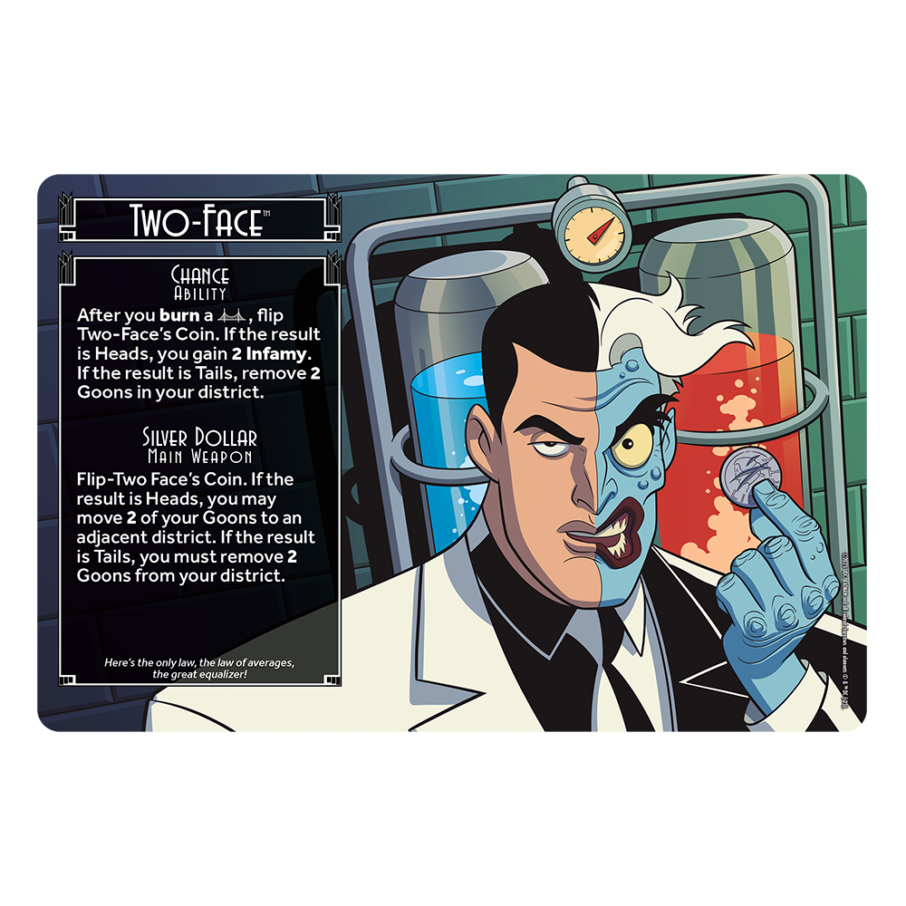 BATMAN: THE ANIMATED SERIES Enemies of Gotham City Board Game