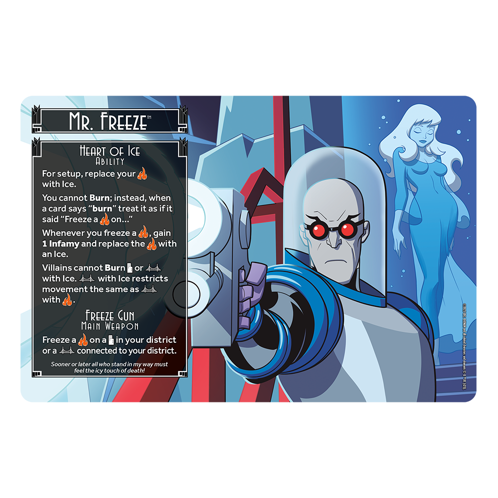BATMAN: THE ANIMATED SERIES Enemies of Gotham City Board Game