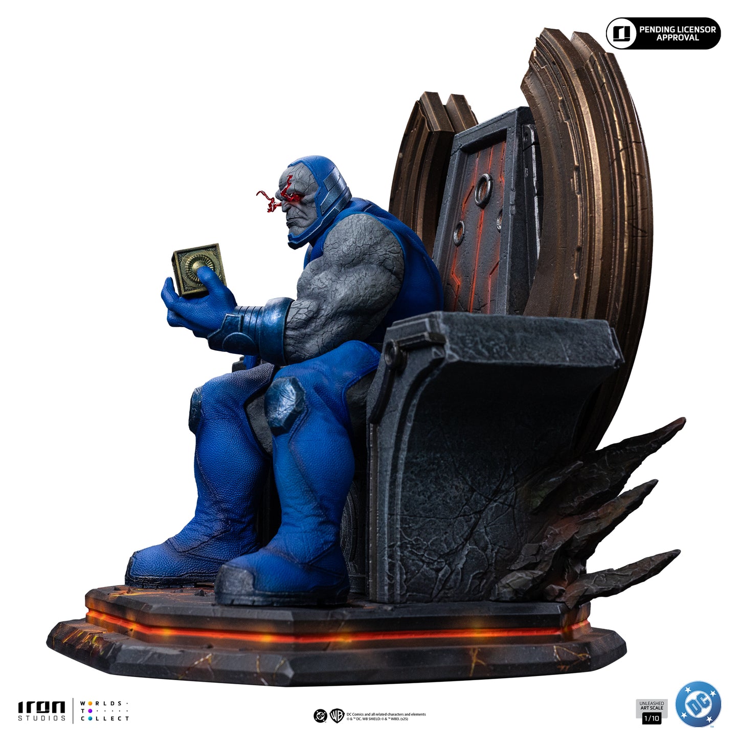 Darkseid Unleashed 1:10 Scale Statue Iron Studios-2