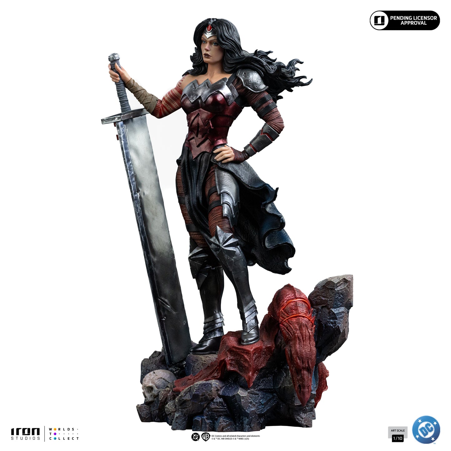 ABSOLUTE WONDER WOMAN 1:10 Art Scale Statue-9
