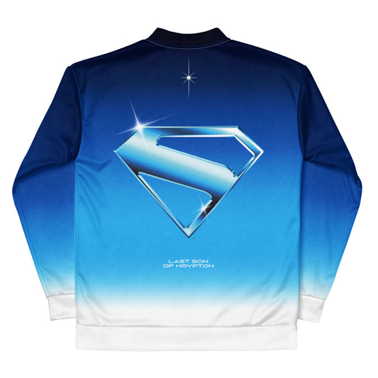 SUPERMAN (2025 Movie) Last Son of Krypton Bomber Jacket White