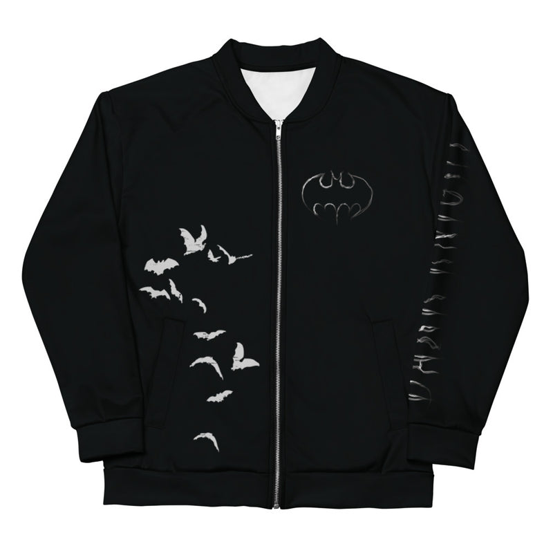 BATMAN Monochrome Knight Bomber Jacket — DC Shop · bomber jacket