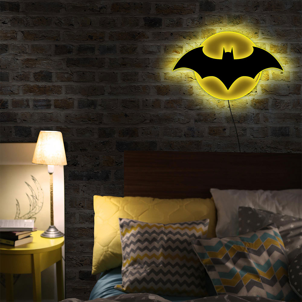 Batman LED Logo Brandlite Wall Light - Regular-3