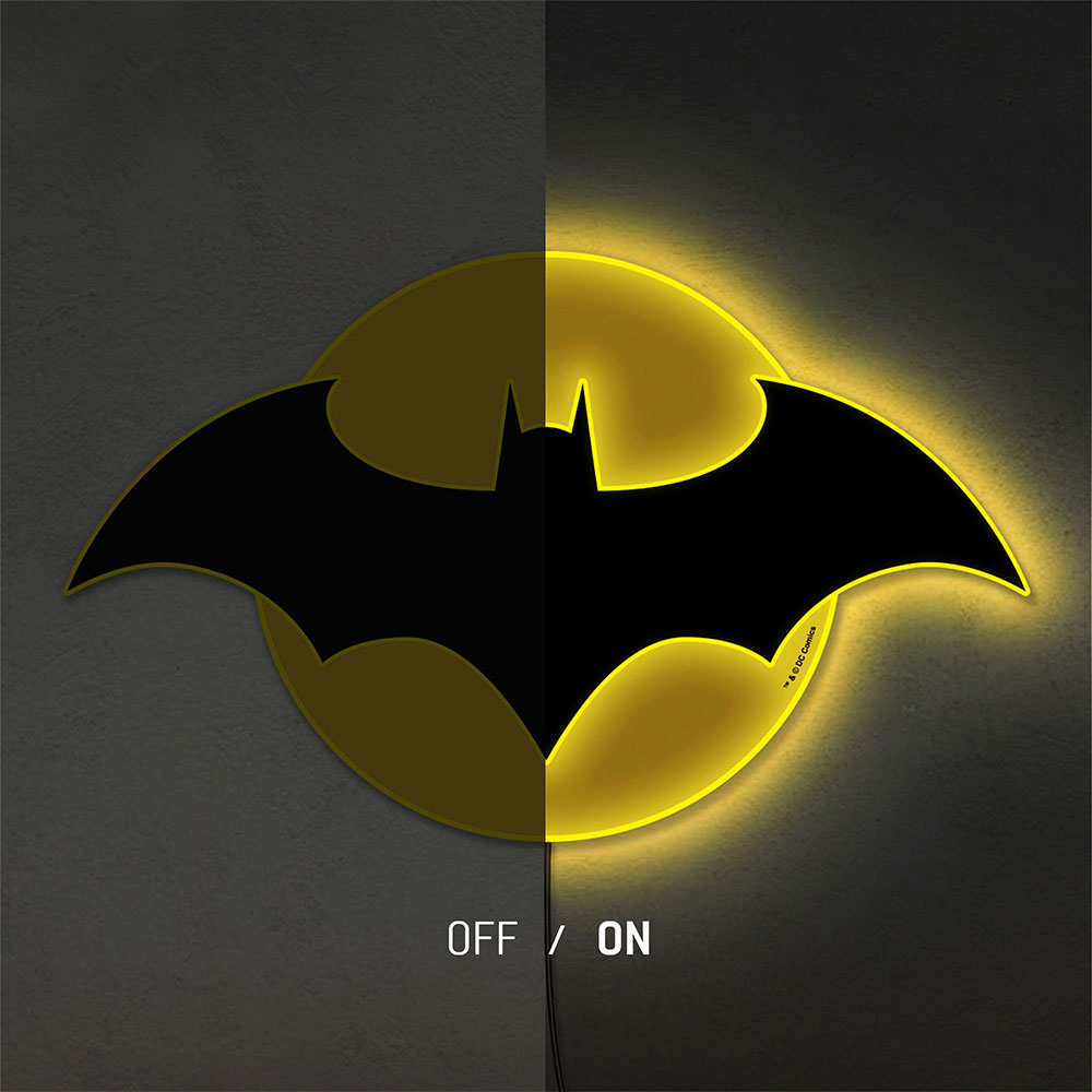 Batman LED Logo Brandlite Wall Light - Regular-11