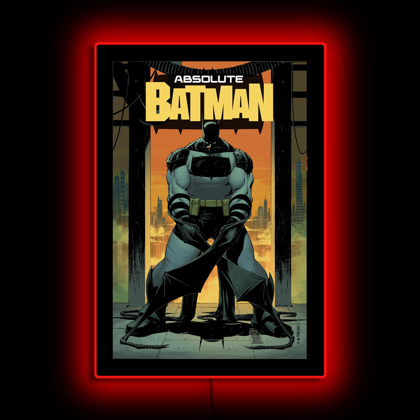 Absolute Batman LED Poster Large Wall Light-1