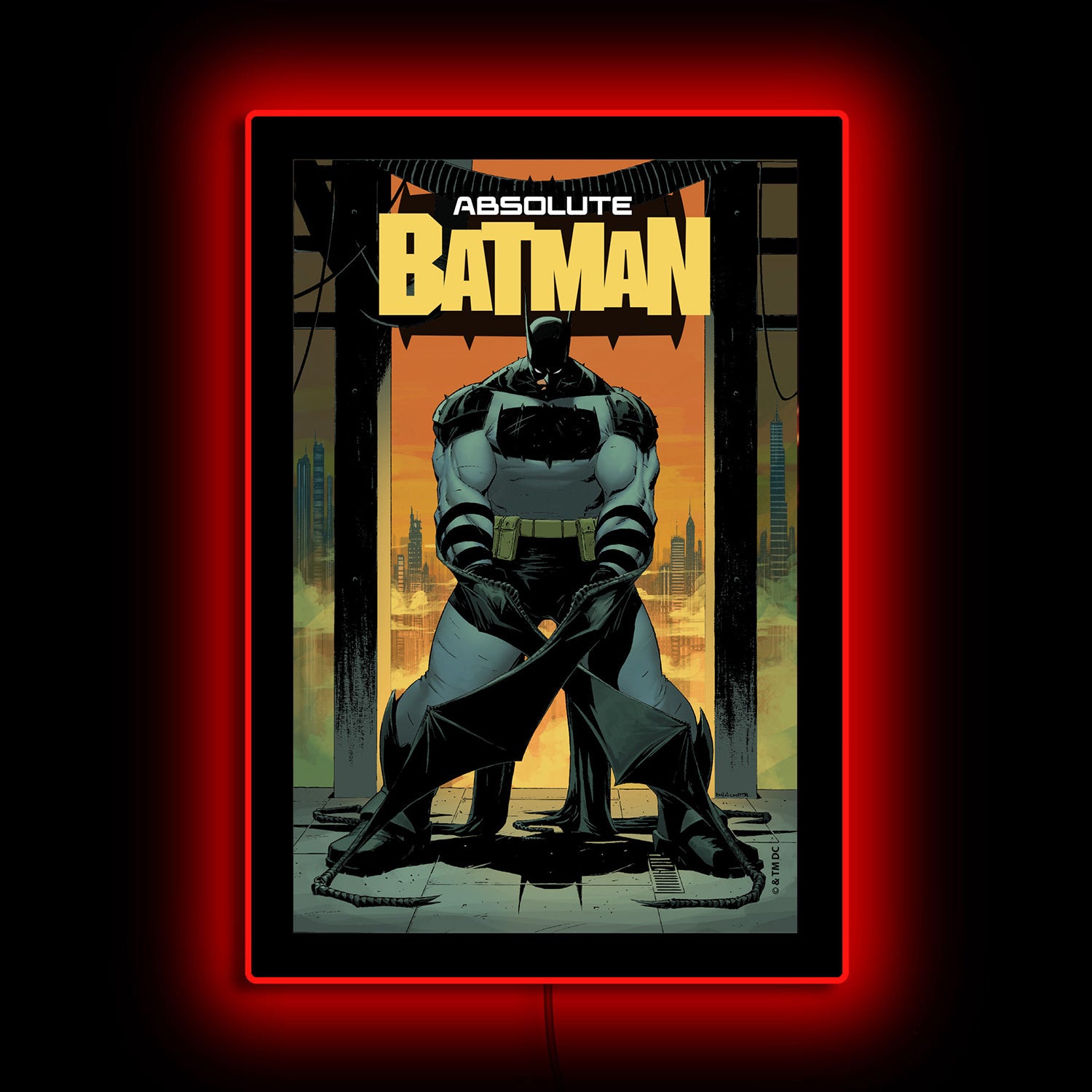 Absolute Batman LED Poster Large Wall Light-1