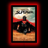 Absolute Superman LED Poster Large Wall Light